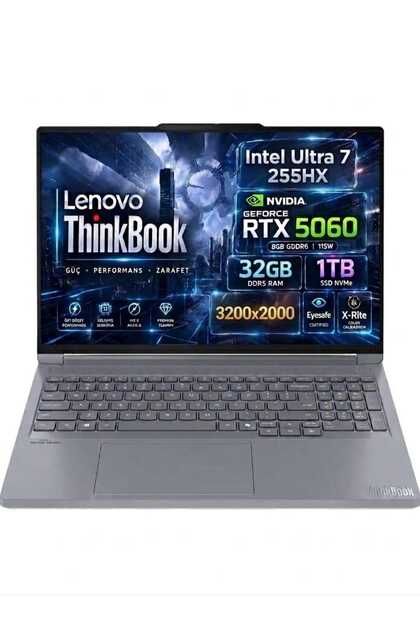 LENOVO ThinkBook 16p G6 21U00014TX Ryzen 9-8940HX 32GB 512SSD