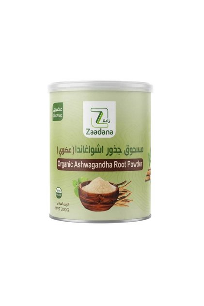 مسحوق جذور الأشواغاندا العضوي (200 جرام)