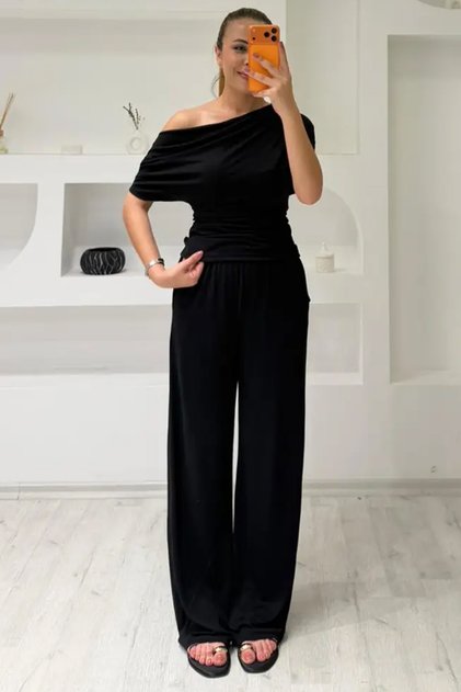 Extra Soft Touch Cupral Low Shoulder Bat Sleeve Set