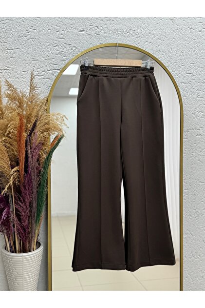 Bemuna Spanish Leggings Scuba Pants-Eu2450 Brown
