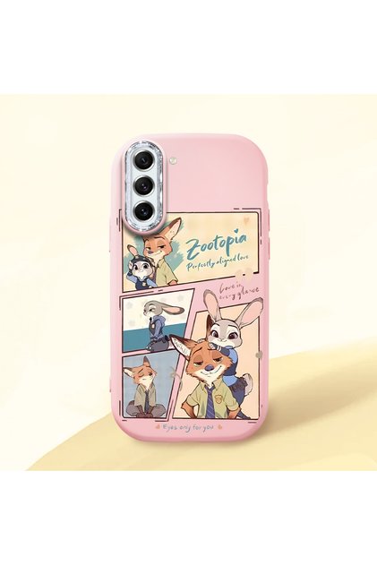 Pink Silicone Case with Shock-Absorbing Camera Protection Compatible with Samsung Galaxy S21 Fe