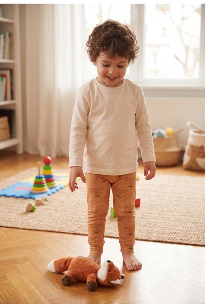 Cotton Flexible Baby and Kids Tights - 9 Months - 5 Years