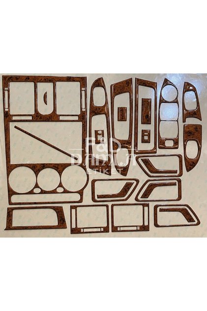 Hyundai Getz Console Trim Chest Front Chest Mahogany Veneer Mahogany Color Set