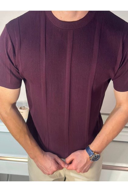 Yeni Sezon Erkek Triko T-shırt