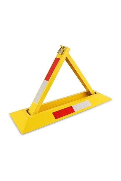 Blocator parcare triunghiular, 70 x 22 x 4 cm, manual, 5kg, Galben