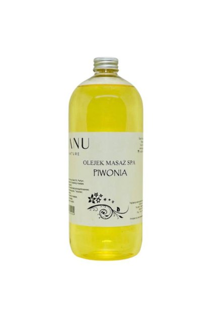 Ulei de Masaj cu Bujor - Massage Oil Piwonia, 1000 ml
