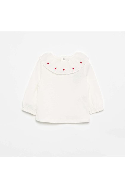 Peter Pan Collar T-shirt WHITE