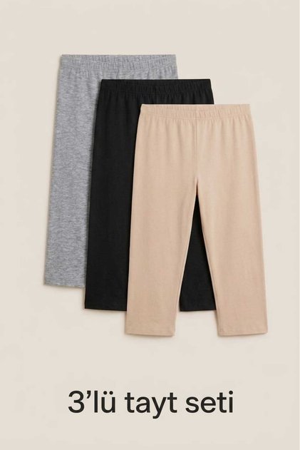 Women's Plus Size Cotton Lycra Below Knee Capri Leggings | High Waist No-Show Flexible Daily Leggings
