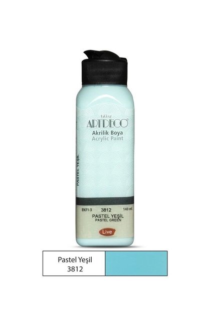 Akrilik Boya 140 ml. 3812 Pastel Yeşil