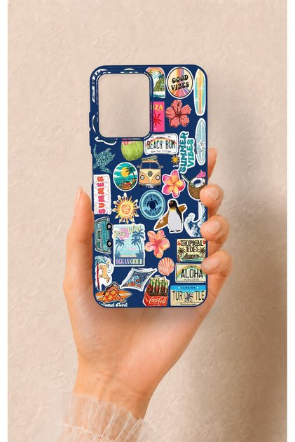 Casper Via M40 Compatible Summer Vibes Patterned Silicone Case