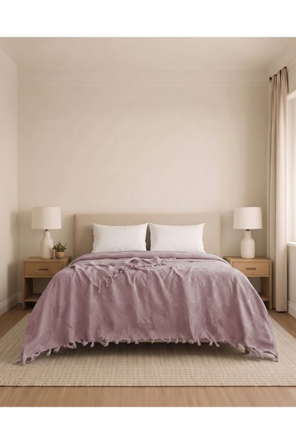 Double Jacquard Pattern Cotton Pique 230X250 cm / 4 Seasons