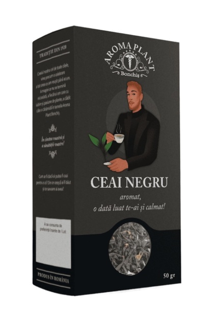 Ceai Negru (Camellia sinensis), 100% , fara aditivi sau pesticide, 50g