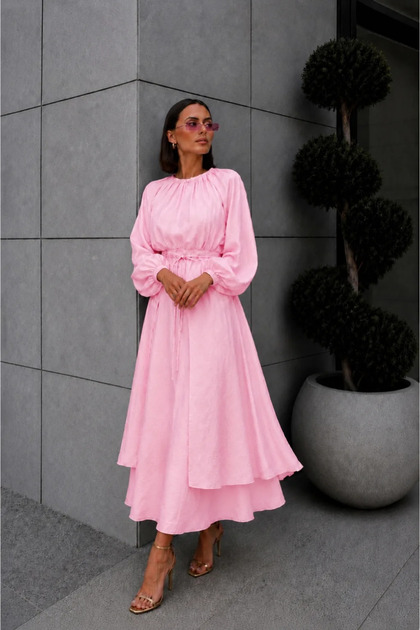 Luna Seyyar Etekli Takım MA10023 Pembe