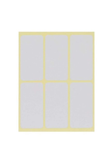 Etichete albe autoadezive 5 x 2.5 cm - 60 bucăți