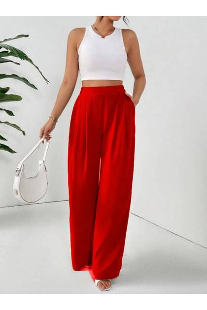 Women's Pants Fabric Dabil Luxury Pants Pocket