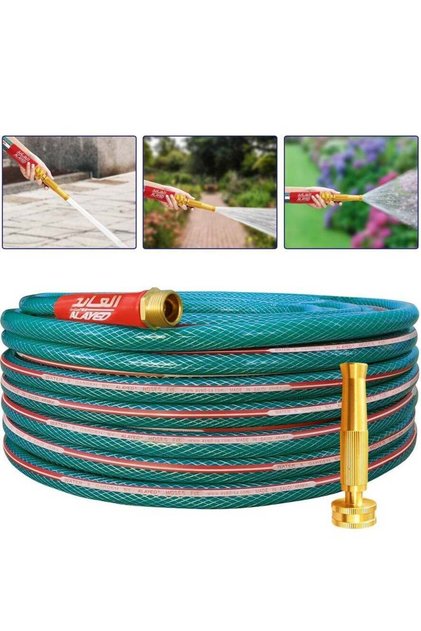 Al-Ayed Plastic Water Hose for Garden and Agriculture with 1/2 inch Connector and 25 Meter Length