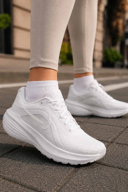 Kadın Beyaz Koşu Ayakkabısı Günlük Spor Sneaker Yürüyüş Ayakkabısı Rahat Taban