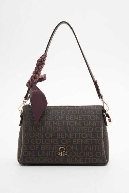 Benetton Women's Crossbody Bag Brown-Brown Bnt1895