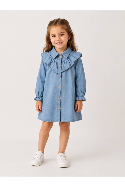 Girl's Denim Dress