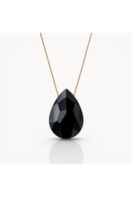 Emotions Collection 100% Natural Black Onyx Necklace - the Stone of Inner Strength