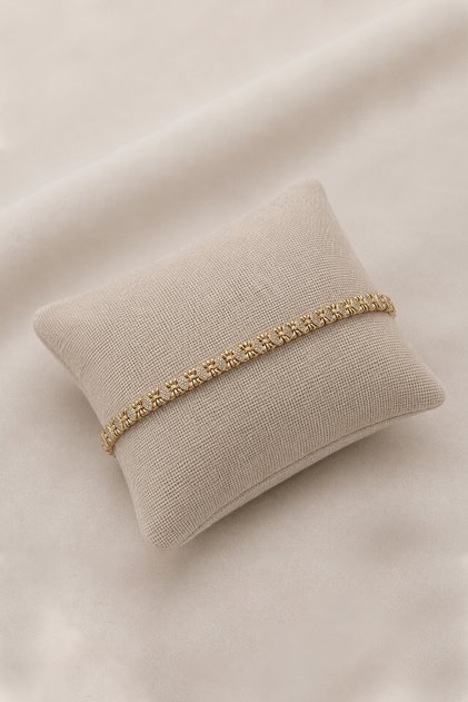 Xuping 14K Altın Kaplama Kuyumcu Model Kararmaz Bileklik