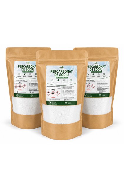 Percarbonat de Sodiu Pur – Înălbitor cu Oxigen Activ, Fără Clor, 3 kg