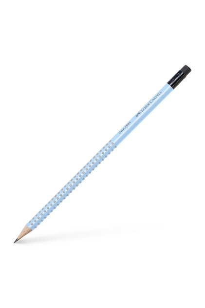 Молив Faber-Castell Graphite B с гумичка със захват 2001 Небесносин