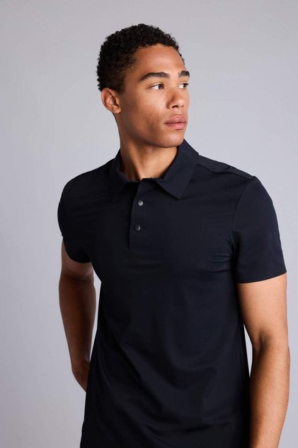 Schnell trocknendes Slim-Fit-Kurzarm-Polo-T-Shirt G1035AX26SP