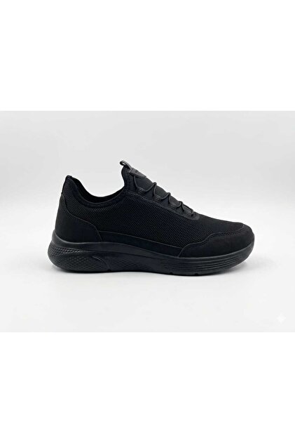 road friend Black Men's Laceless Sports Shoes Orthopedic