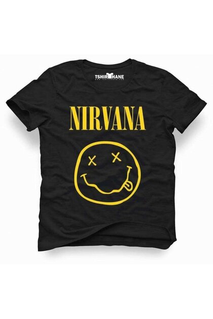 Nirvana Rock Metal Music Printed Men's Slim Fit Slim Fit T-Shirt