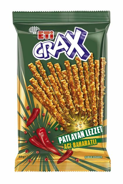 Crax Exploding Stick Cracker 50Gr Spicy 18 Pieces