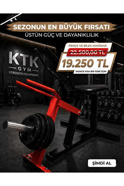 KTK GYM Plate Loaded Gripper BİLEK GÜÇLENDİRME APARATI - Fiyatı