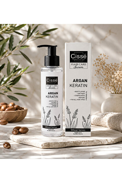 cisse Argan & Keratin Yoğun Saç Bakım Serumu 125 ml - Onarıcı ve