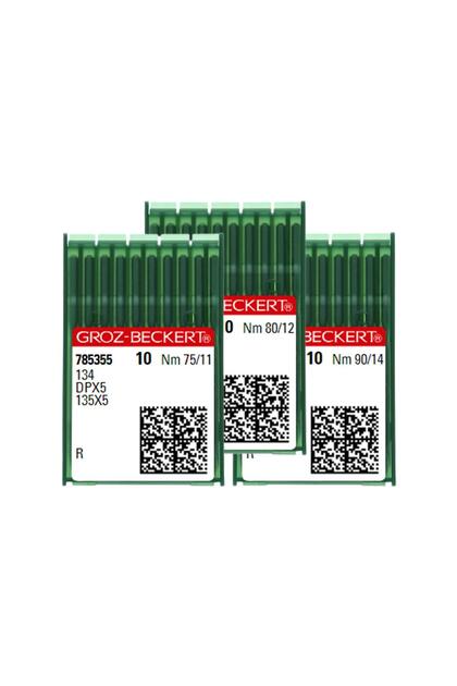 FDM Groz Beckert DBx1 Düz Makine İğnesi 11-12-14 Numara 3'lü Set