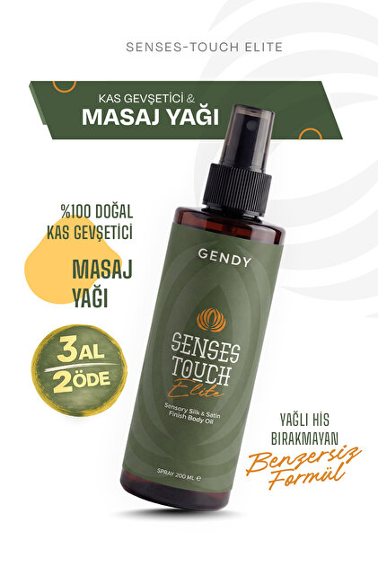 GENDY Senses-Touch Elite - %100 Doğal Kas Gevşetici, Rahatlatıcı