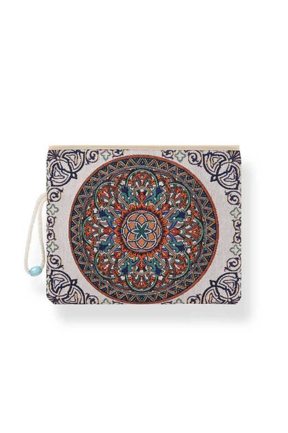 Patterned Tapestry Authentic Handbag