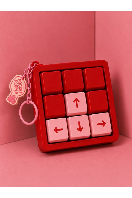 Mani-Klavye Manifest Mini Keyboard Clicker Stress Toy Keychain Charm