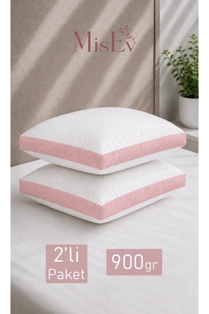 Pillow, Set of 2, Hotel Quality Gusseted Pillow, For Back, Face, Or Side Sleepers