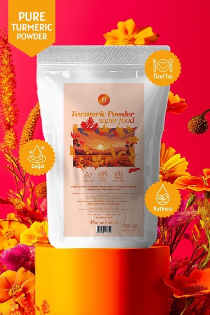 Doğal Zerdeçal Tozu - Superfood Turmeric Powder, 50 gr