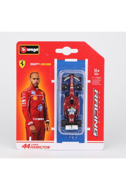 No.44 Hamilton Bburago 1:64 2025 F1 Alloy Car Model SF25 RB21 W16 MCL39 Red Bull Mercedes Ferrari Mc