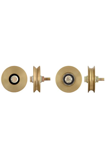 Roată simplă cu rulment pentru porți culisante 60 mm V 100 kg