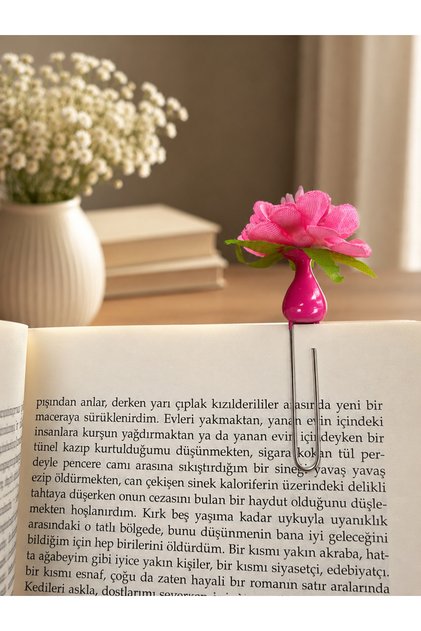 Handmade Flower Vase Bookmark
