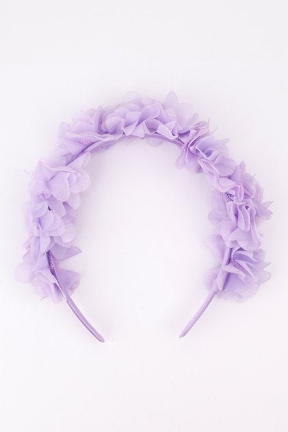 Lilac Flower Girl's Crown