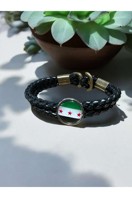 Syria Bracelet Leather Knitted Quality Bracelet Women Men