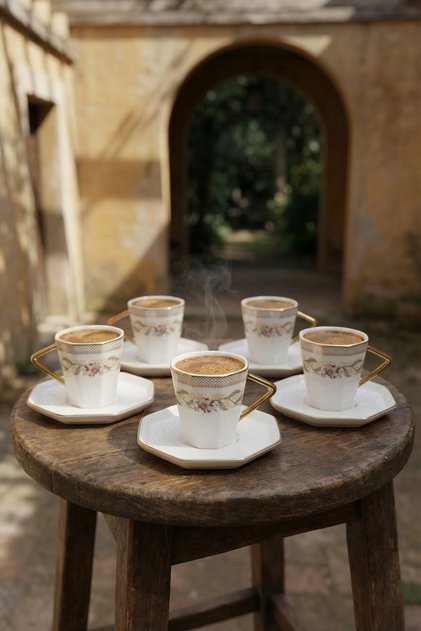 Jocelyn 6-Person Coffee Cup Set - 90 ml
