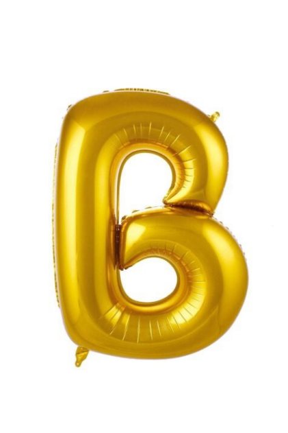 Letter Foil Balloon 34 Inch Gold Color Balloon 76 cm