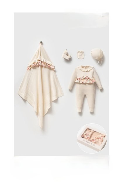 Baby Girl 0-3 Months Tulip Pattern Set of 5