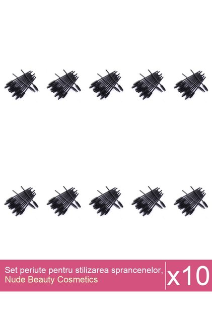 Set 10x Set periute pentru stilizarea sprancenelor, 10 bucati