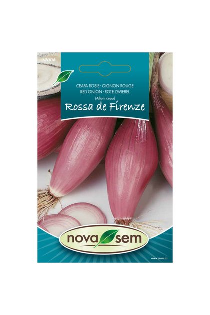 Seminte de ceapa rosie Rossa di Firenze Novasem, 0,25 g