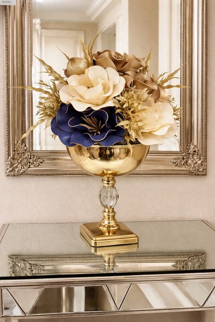 GOLD KRİSTAL KÜRE MODEL EVA ARANJMAN